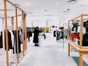 clothing shop redesigned by commercial shopfitters